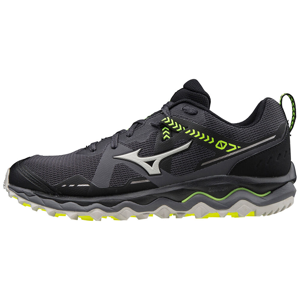 Zapatillas Trail Running Mizuno Wave Mujin 7 Hombre Negras Ofertas KWPE-05384